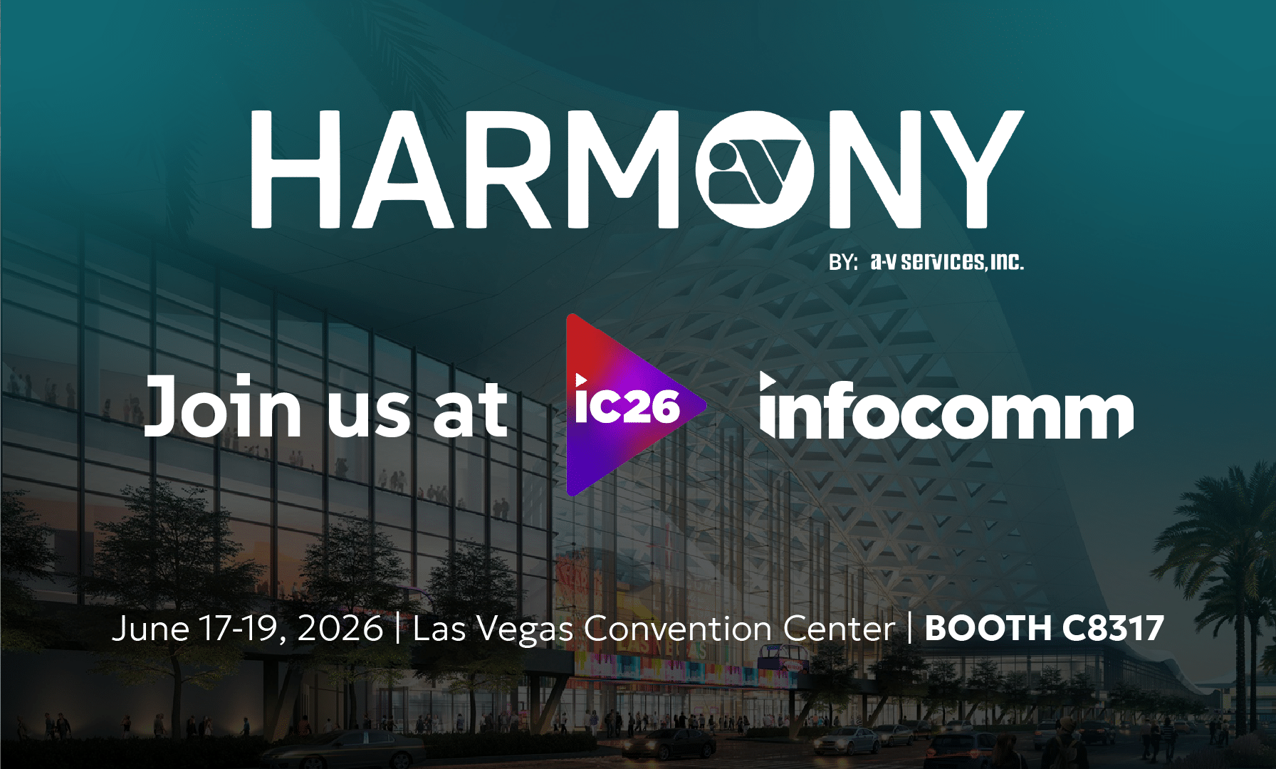 Harmony at INFOCOMM 2026 - AV Services