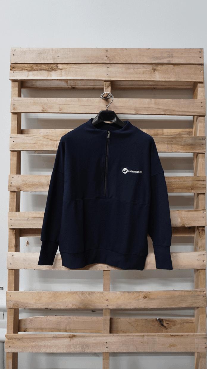 Women's Navy Quarter Zip