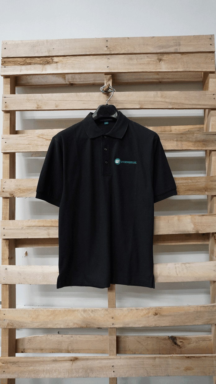 Men's Black Polo